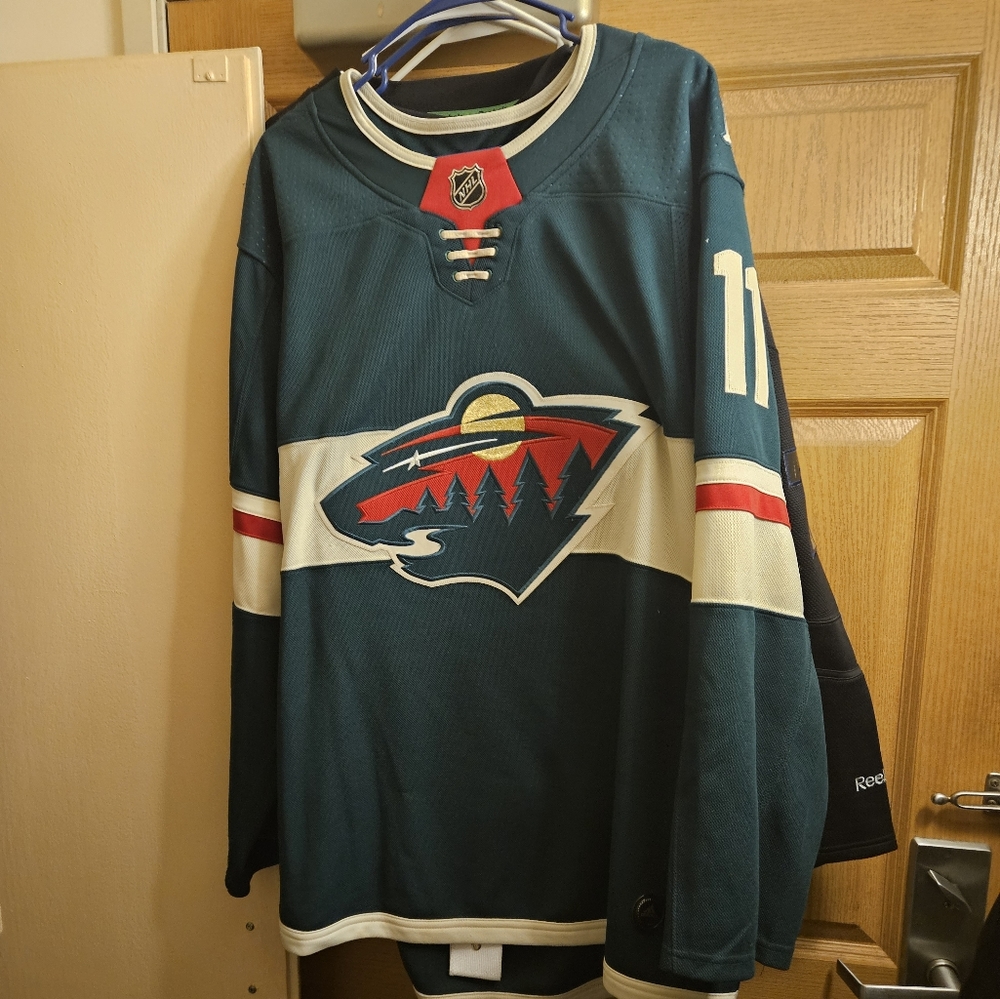 Minnesota wild home jersey